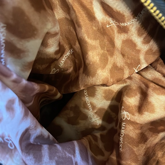 🦋 Bruce Makowski Leather Shoulder Bucket Bag - Picture 12 of 17